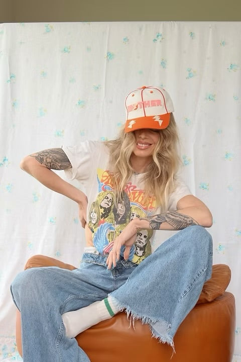 Mother lightning bolt cap