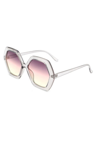 Geometric Polygon Square Fashion Sunglasses