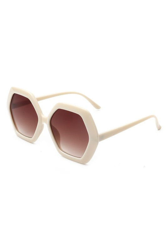 Geometric Polygon Square Fashion Sunglasses