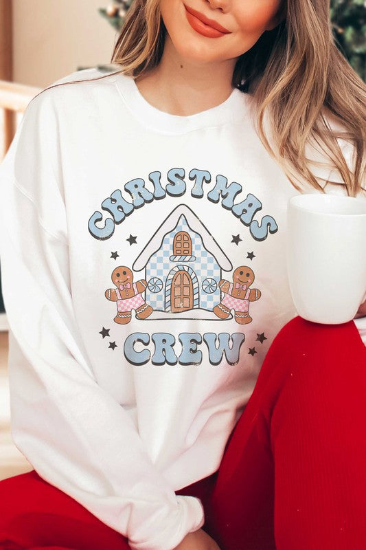 CHRISTMAS CREW GINGERBREAD COOKIES SWEATSHIRT