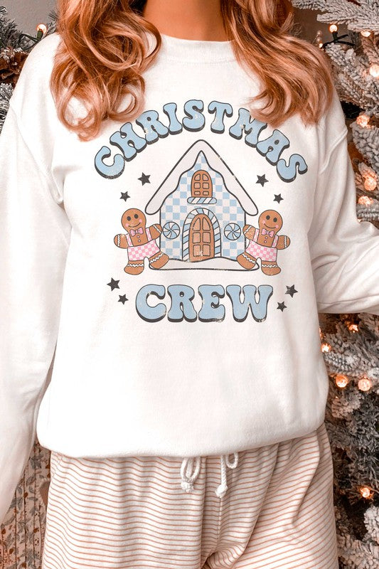 CHRISTMAS CREW GINGERBREAD COOKIES SWEATSHIRT