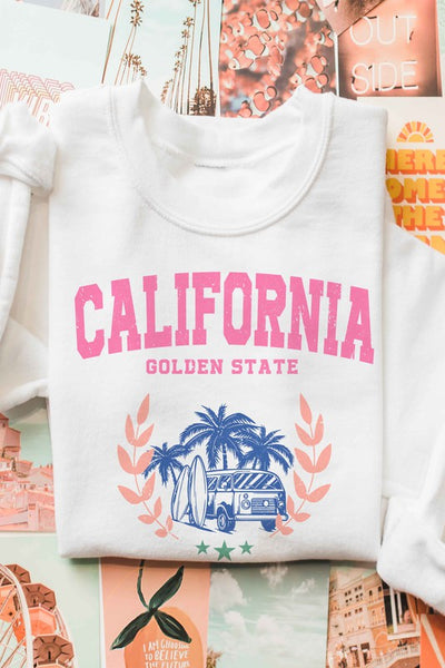 CALIFORNIA GOLDEN STATE GRAPHIC SWEATSHIRT