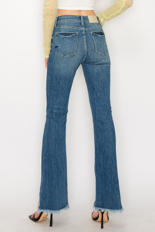 HIGH  RISE BOOT CUT JEANS