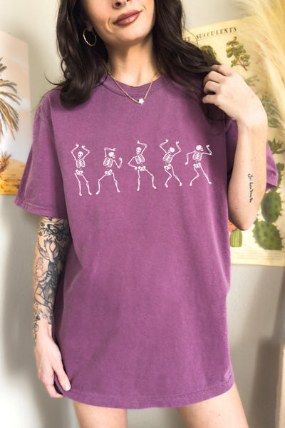 Dancing Skeletons Comfort Colors T-Shirt PLUS