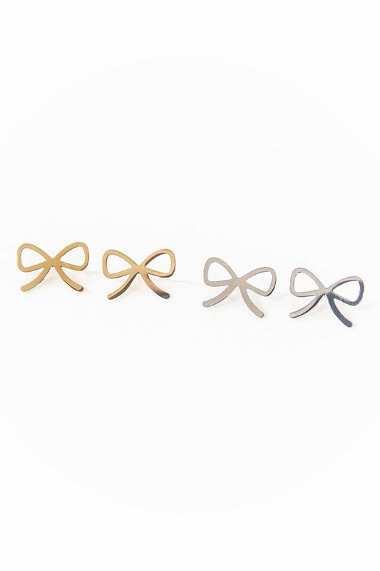 Cute Bow Stud Earrings