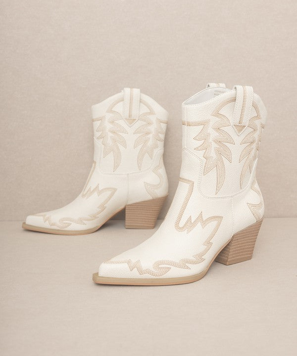 OASIS SOCIETY Nantes - Embroidered Cowboy Boots