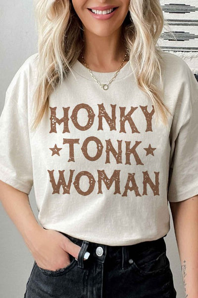 HONKY TONK WOMAN GRAPHIC TEE / T-SHIRT