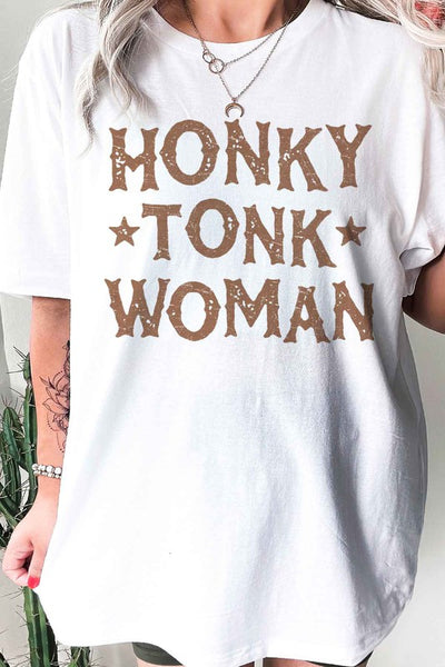 HONKY TONK WOMAN GRAPHIC TEE / T-SHIRT