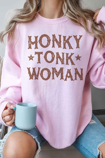 HONKY TONK WOMAN OVERSIZED SWEATSHIRT