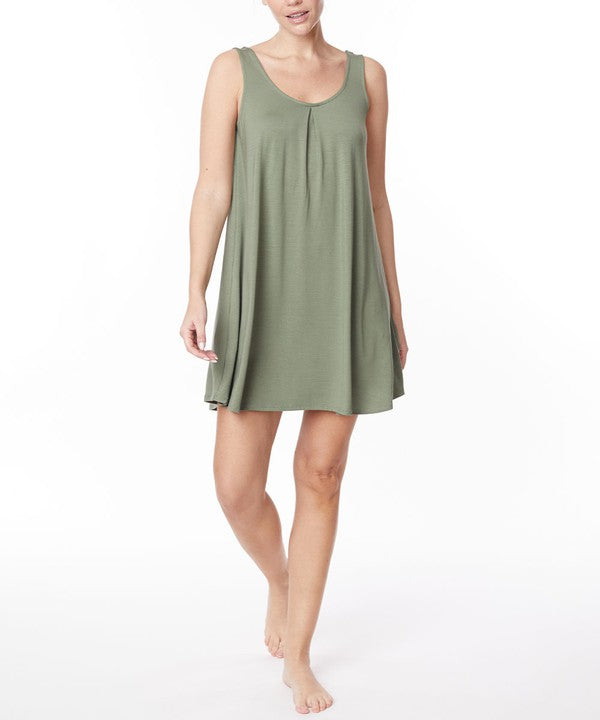 BAMBOO PAJAMA CAMI DRESS