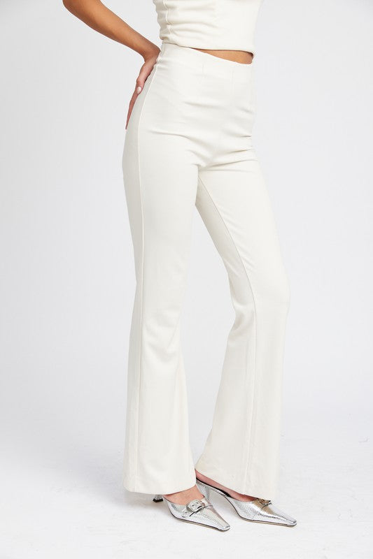 HIGH WAIST FLARED PANTS