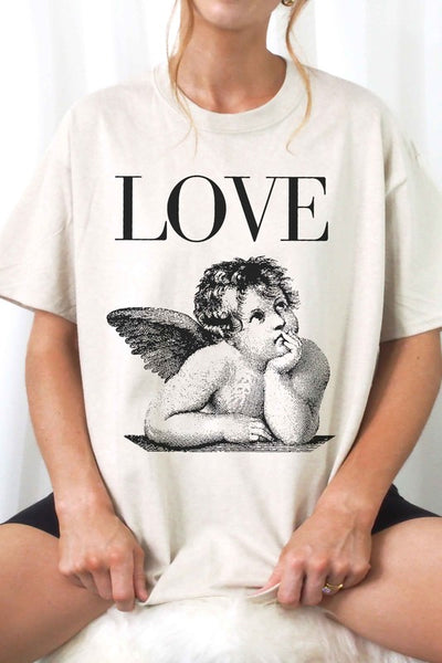 LOVE VALENTINES GRAPHIC TEE