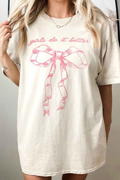 GIRLS DO IT BETTER OVERSIZED TEE