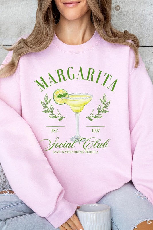 Margarita Cocktail Graphic Fleece Sweatshirts