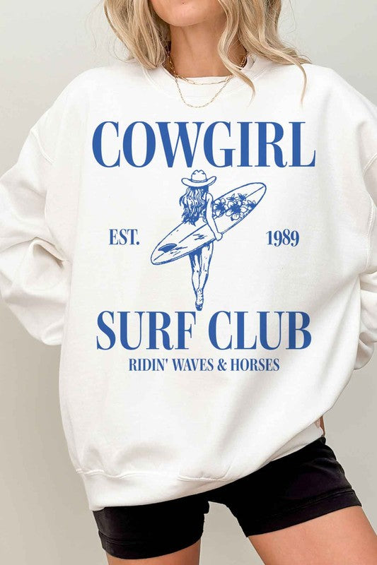 COWGIRL SURF CLUB OVERSIZED SWEATSHIRT