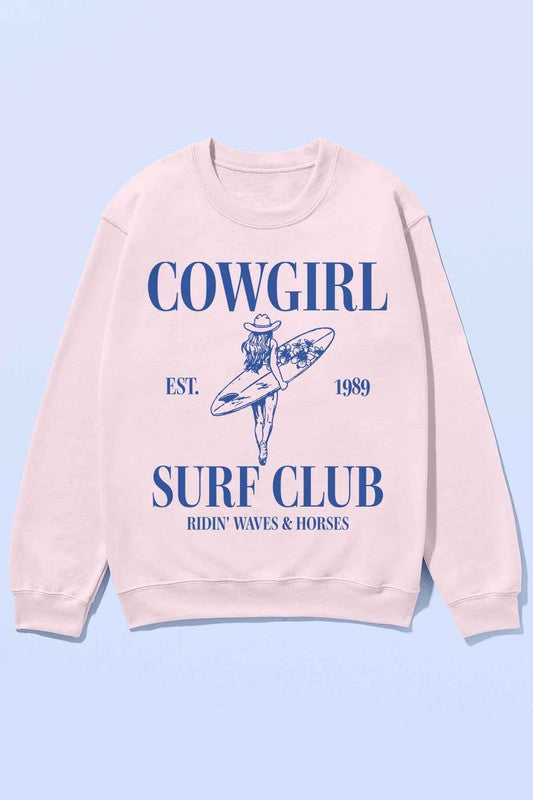 COWGIRL SURF CLUB OVERSIZED SWEATSHIRT