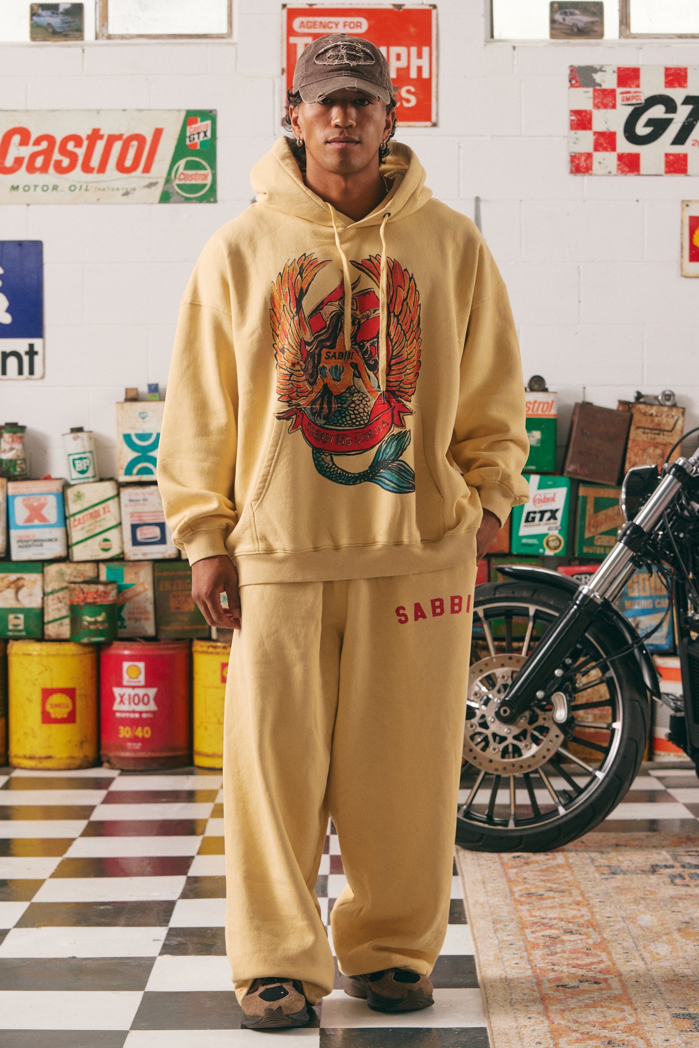 Big Brenda Energy Wide Leg Sweat Pant - Butter