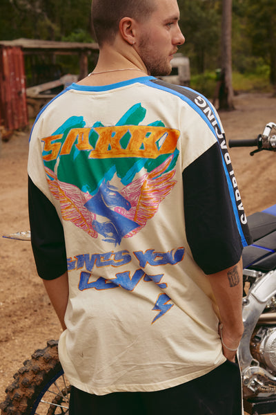 Very oversized don’t quit your day dream tee- white