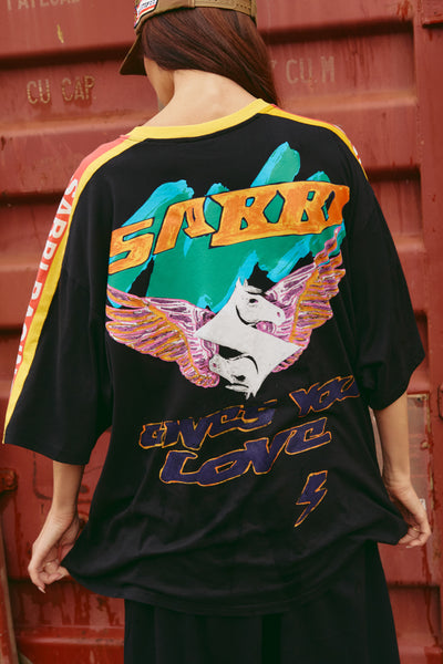 Very oversized don’t quit your day dream tee- black