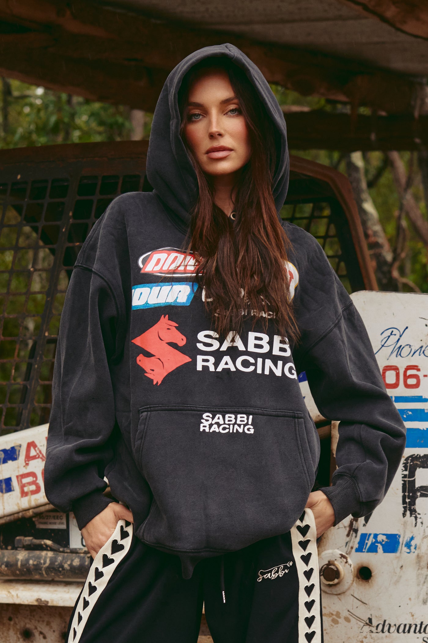 Don’t quit your daydream hoodie - washed Black