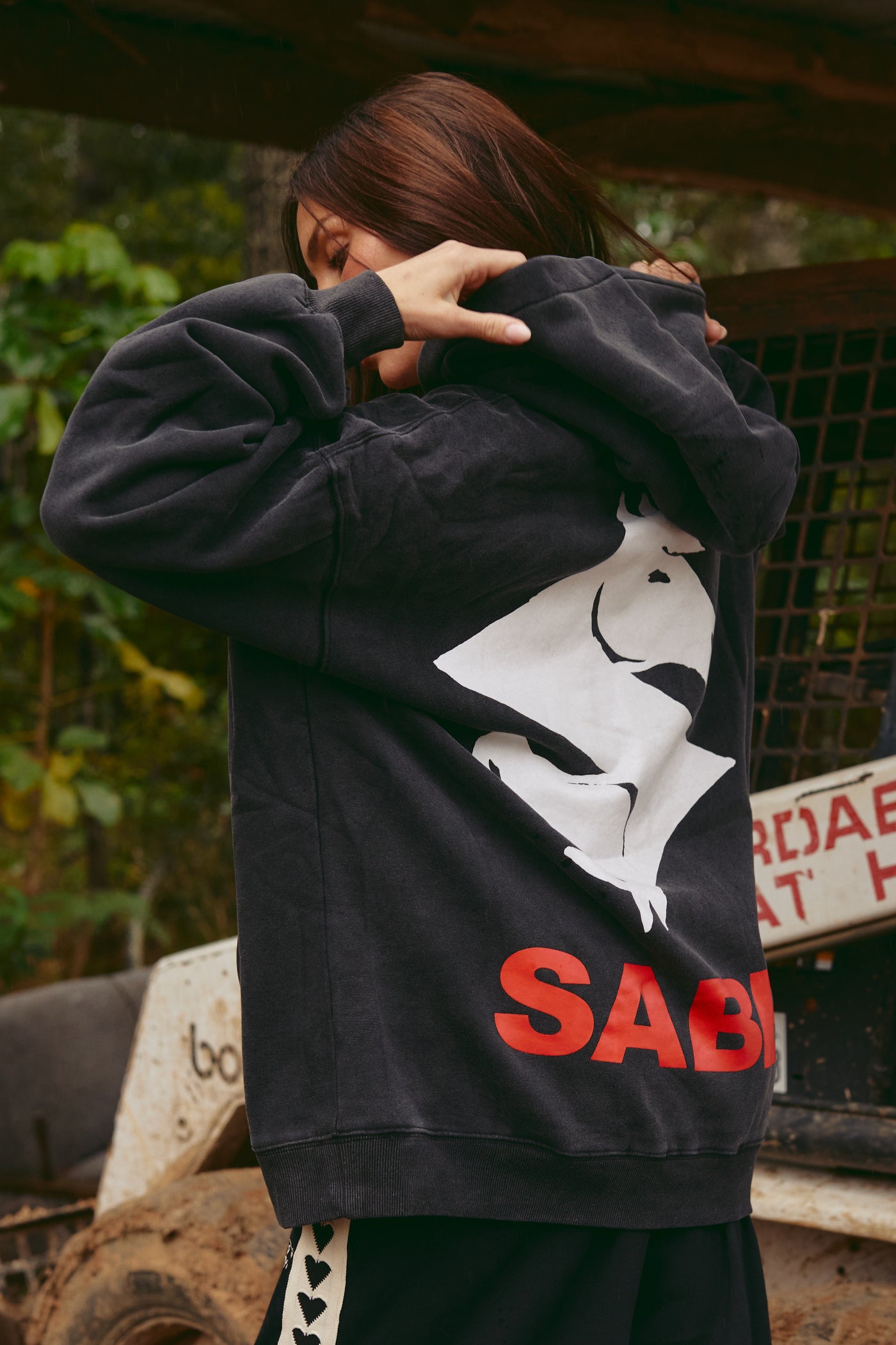 Don’t quit your daydream hoodie - washed Black