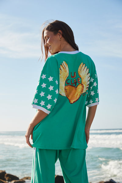 The very oversized you cute tee - green