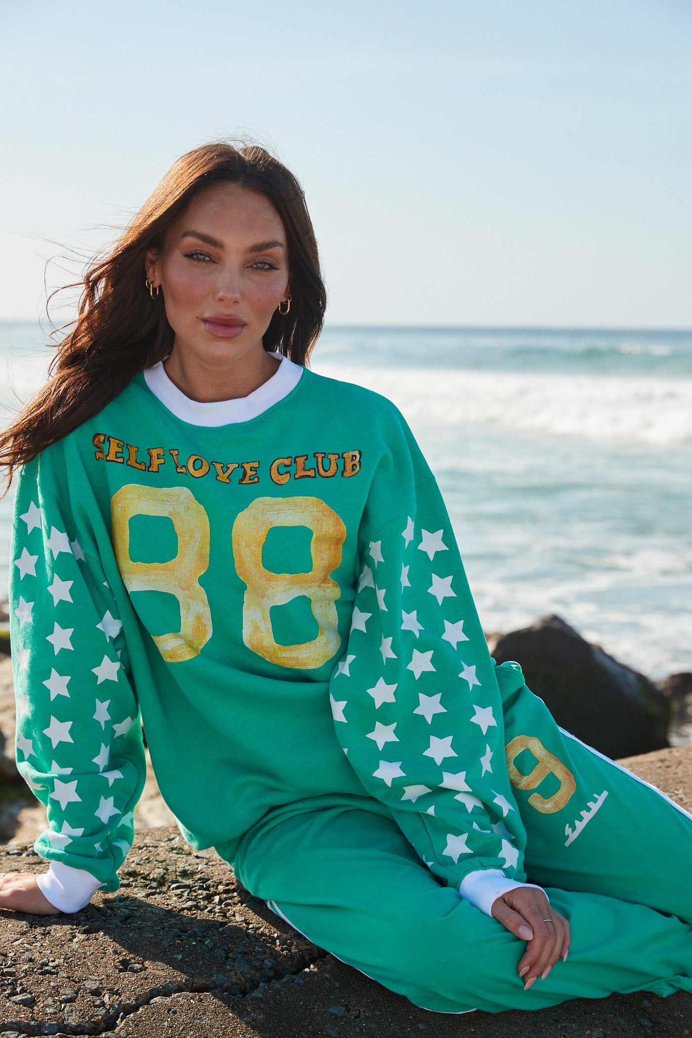 The you cute long sleeve tee - green