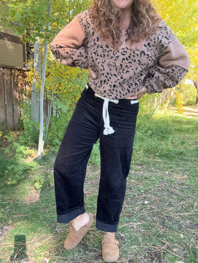 Corduroy Barrel Pants