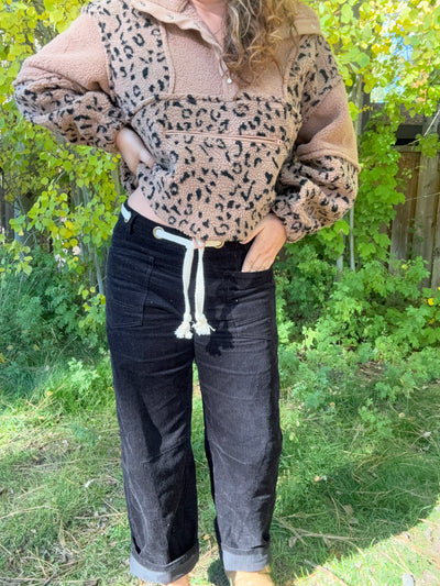 Corduroy Barrel Pants