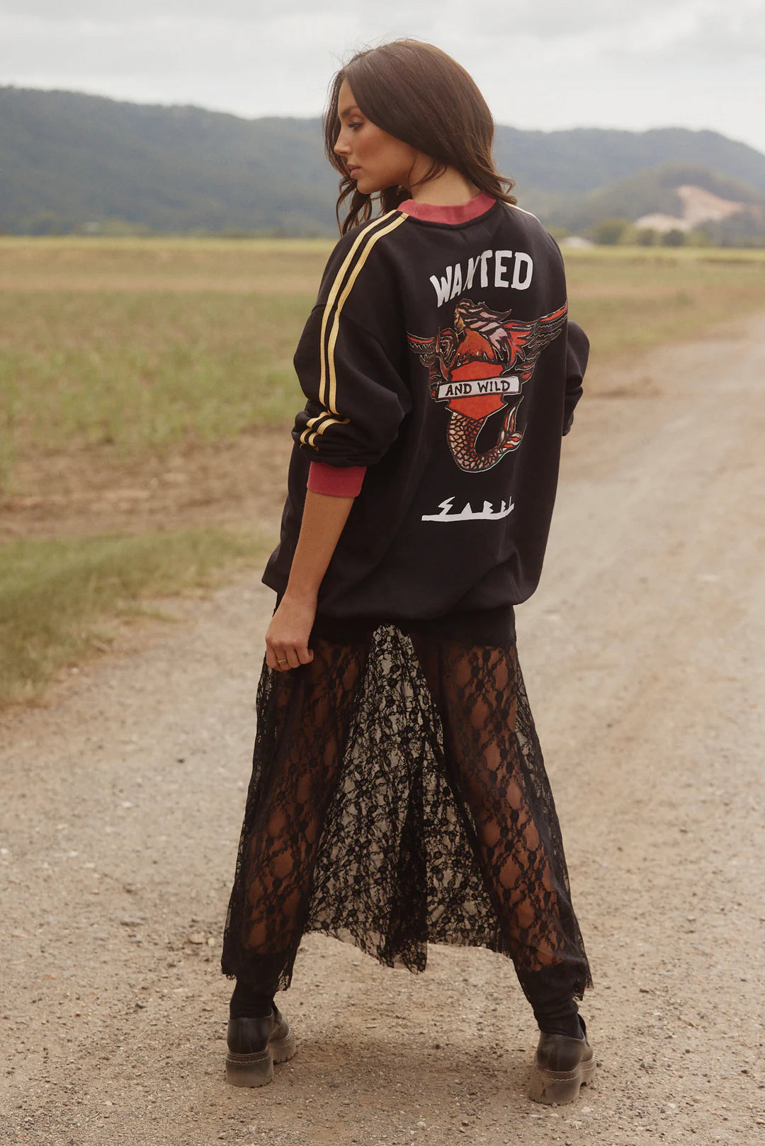 The Diego Jumper - Flying Mermaid Black