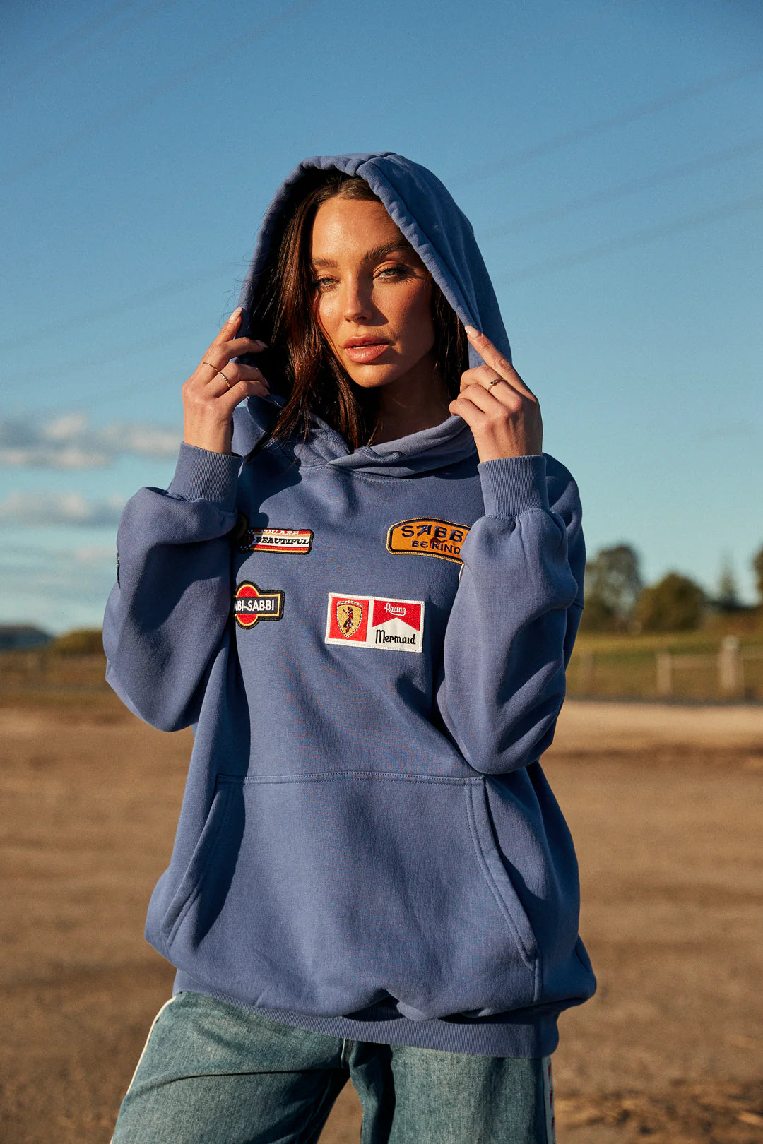 Be Youtiful Hotel Hoodie - Blue