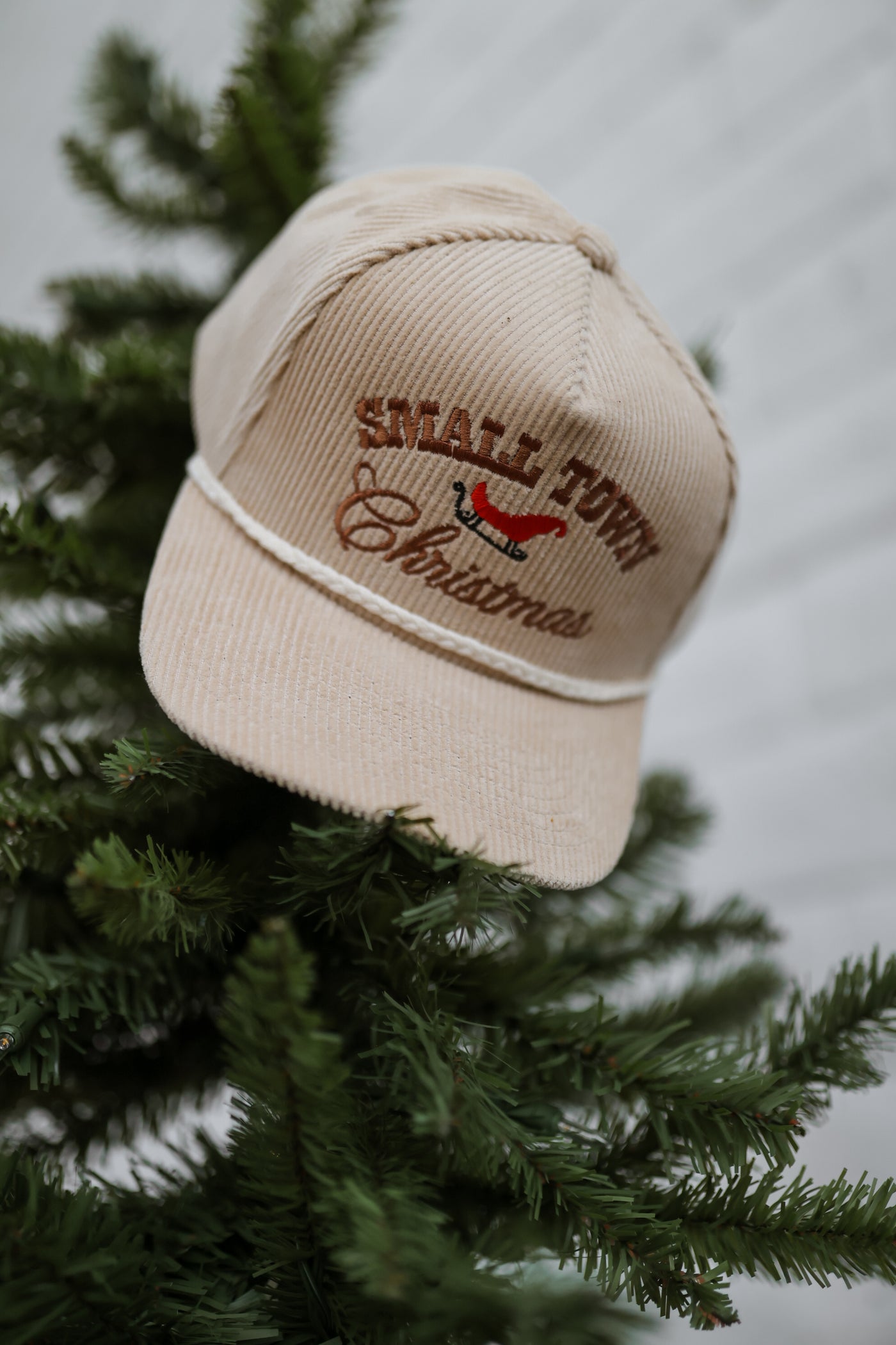 Small Town Christmas Corduroy hat