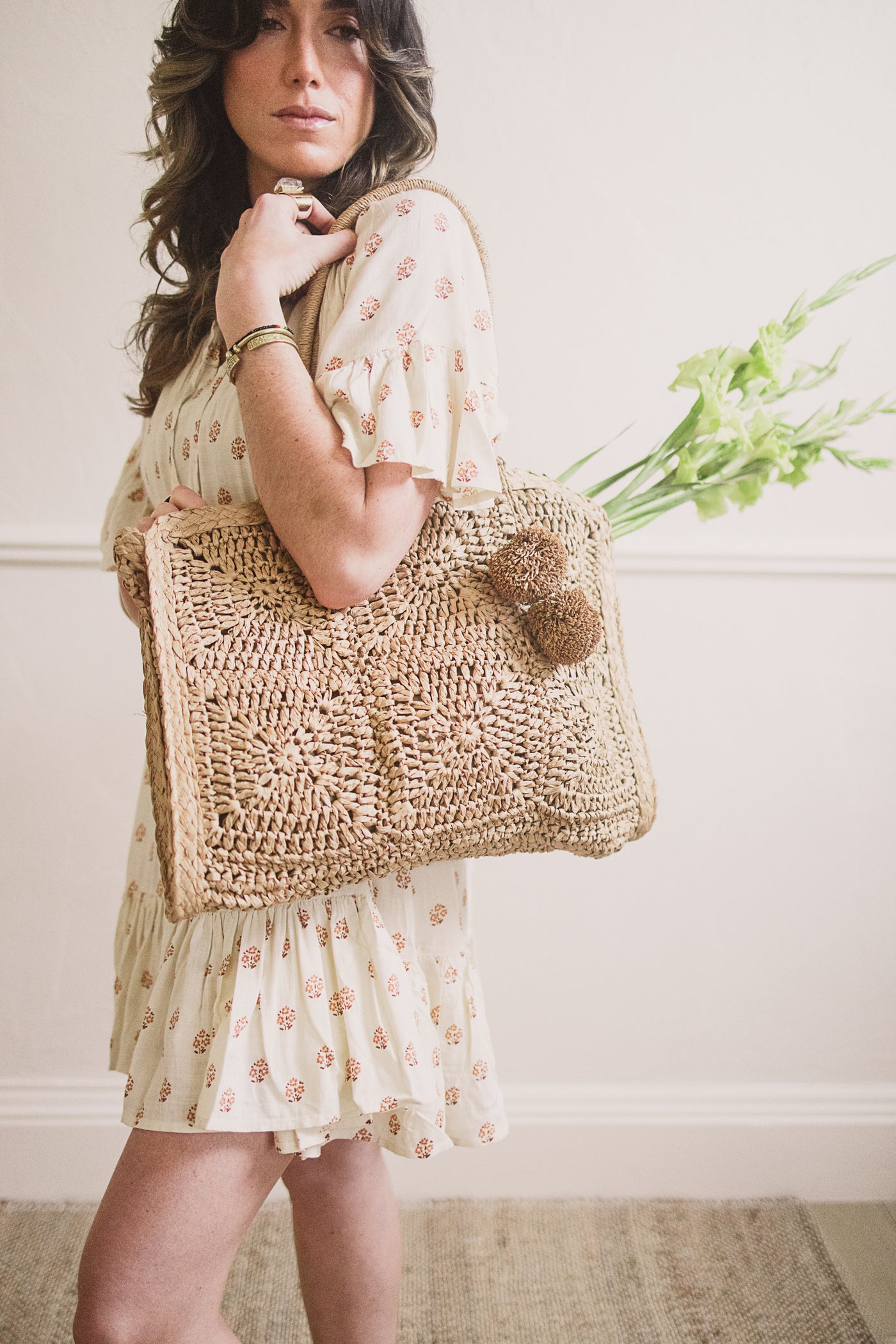 Straw Traveler Tote