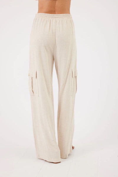 Josie Linen Cargo Pant