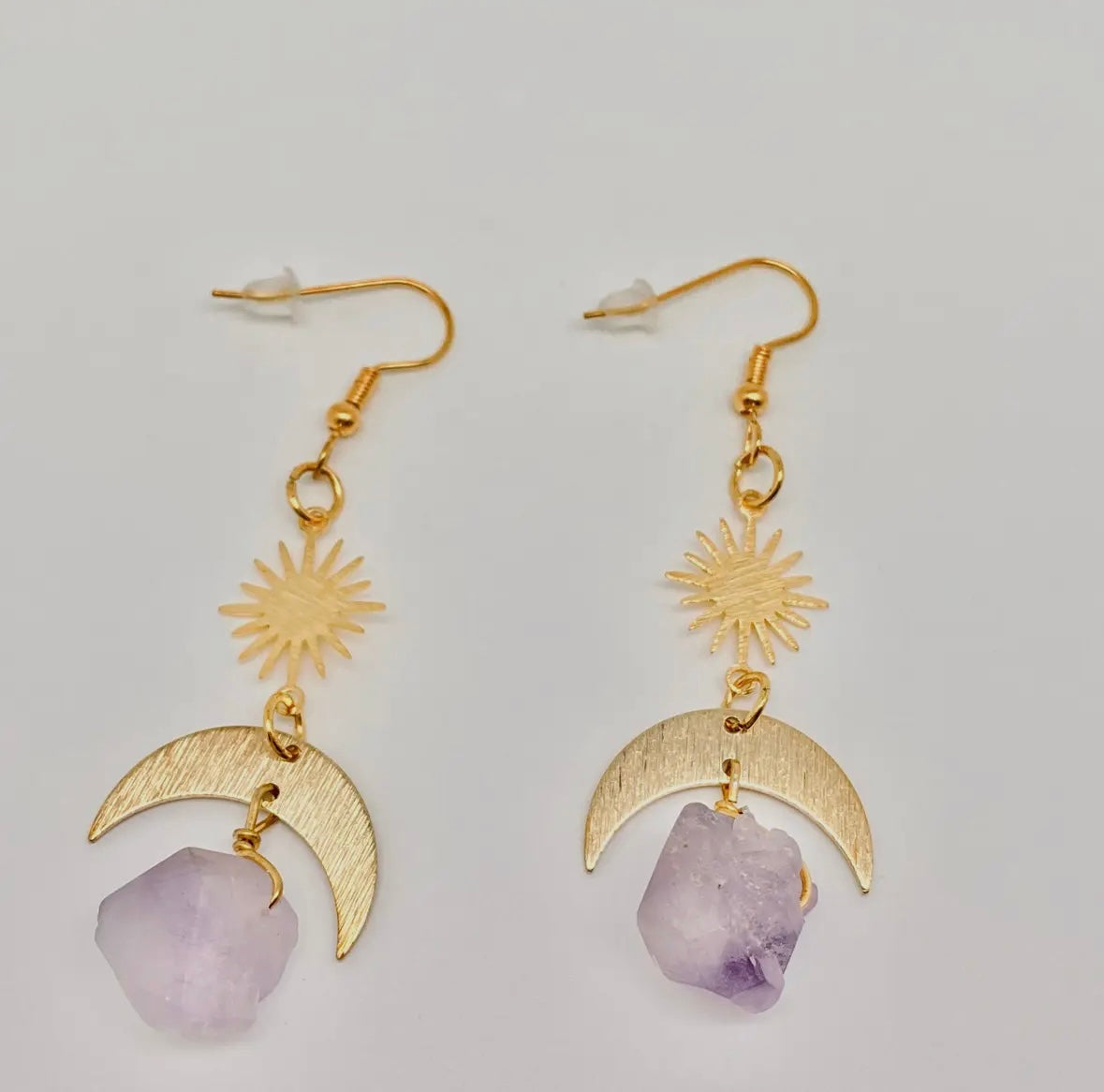 Purple haze, amethyst earrings