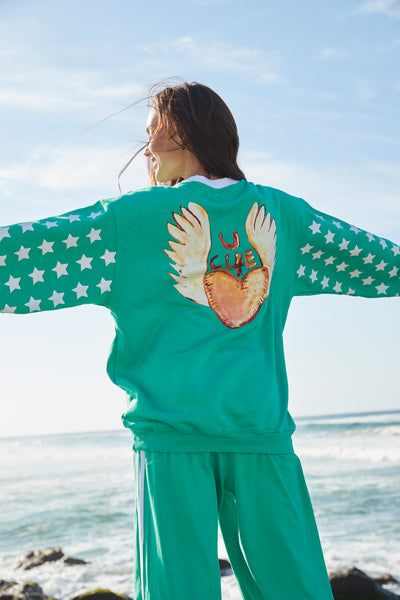The you cute long sleeve tee - green