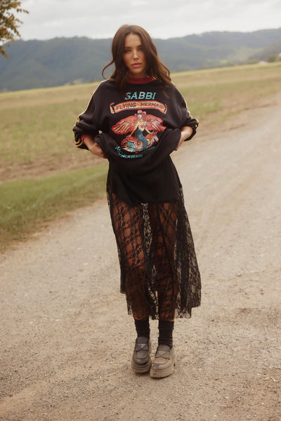 The Diego Jumper - Flying Mermaid Black