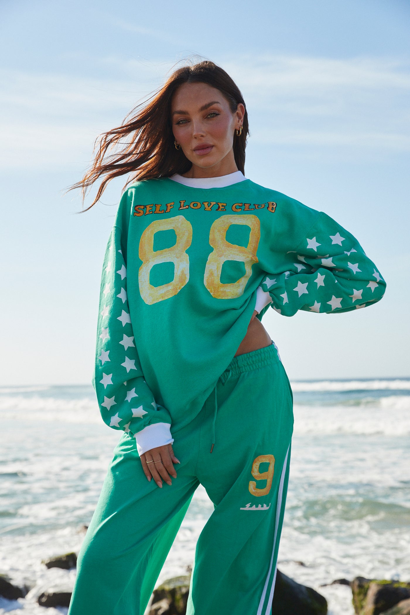 The you cute long sleeve tee - green
