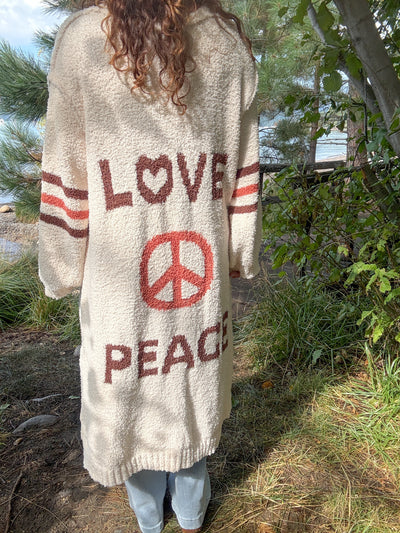 Peace Love Cardi
