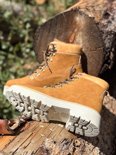 Boskoff Lace-Up Chunky Warm Ankle Boots