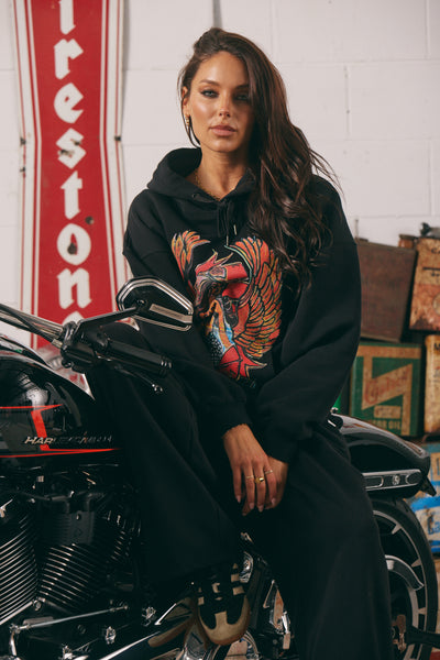 The Big Brenda Energy Hoodie - Black