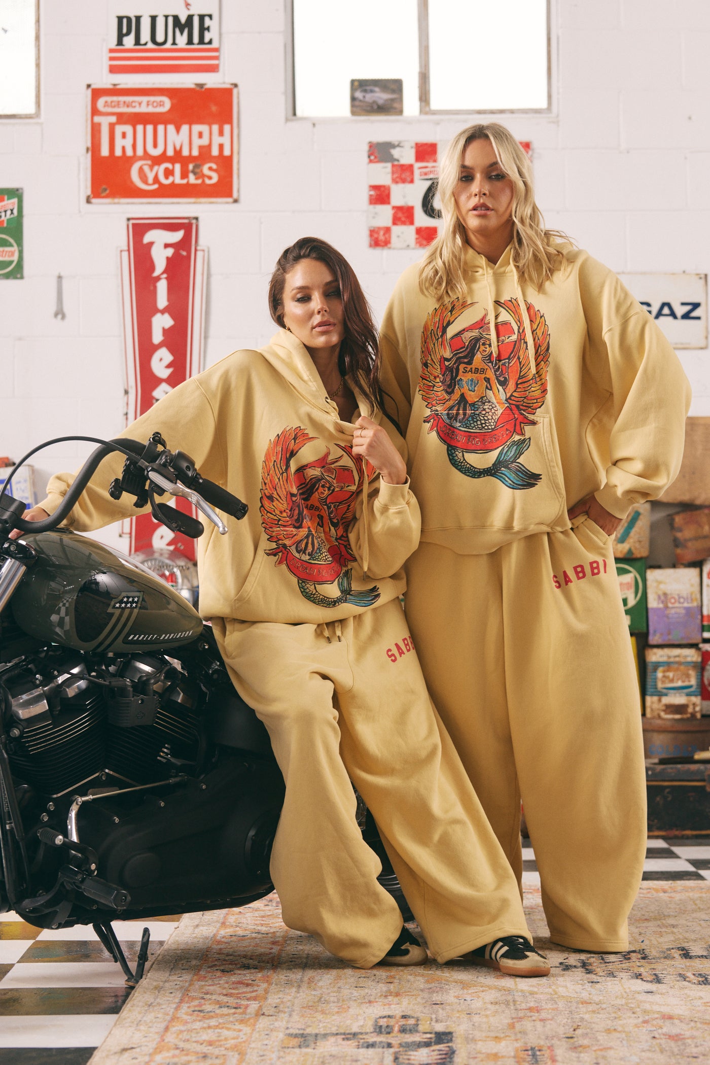 Big Brenda Energy Wide Leg Sweat Pant - Butter