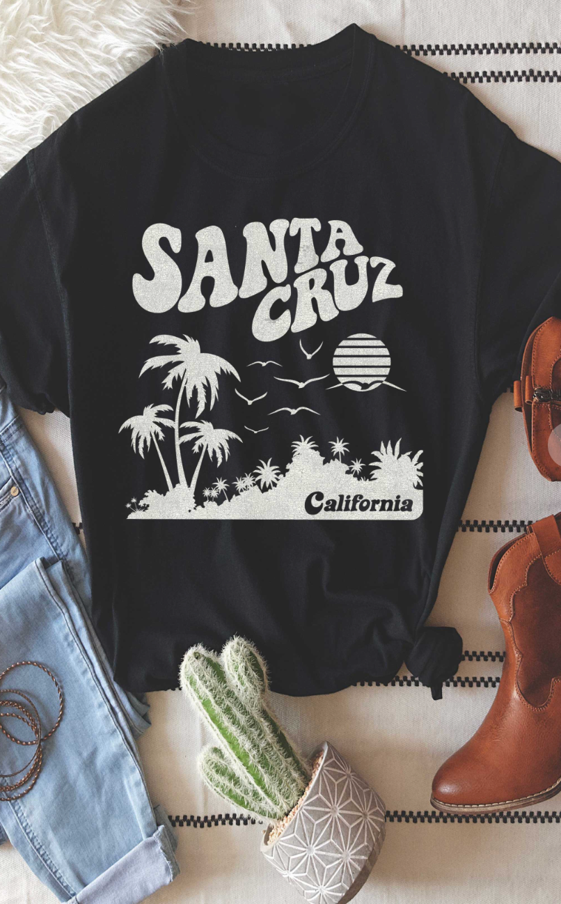 Santa Cruz Tee in Black