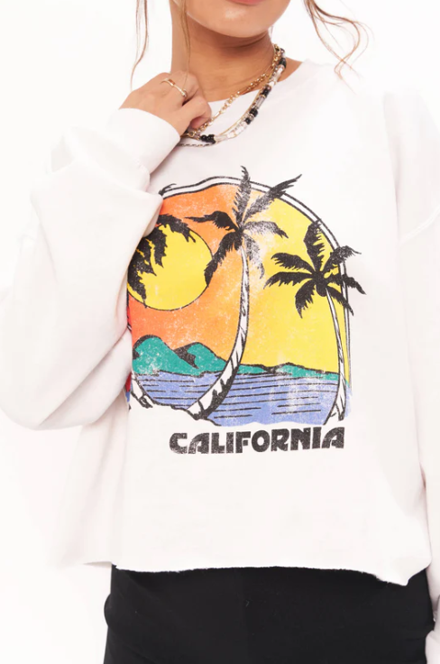 CROPPED CALI SWEATSHIRT