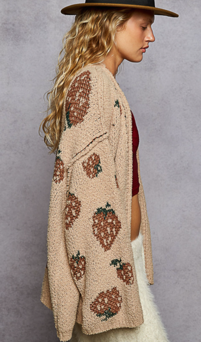 Strawberry Cardi