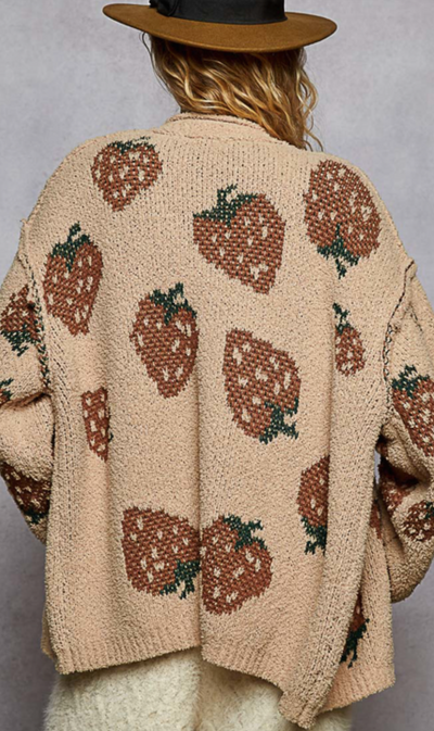 Strawberry Cardi