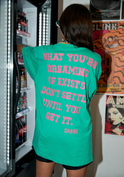 The Very Oversized Self Love Club Tee - Green