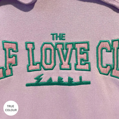 The Very Oversized Self Love Club Tee - Lilac