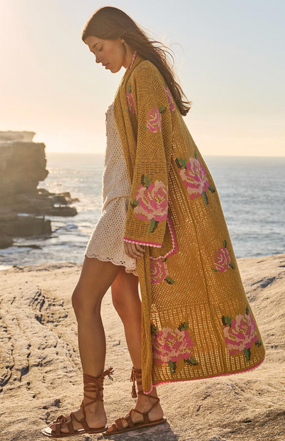 Coastal Granny Maxi Cardigan