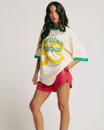 The Very Oversized Tee Hot Mess Express Tee - Marshmellow